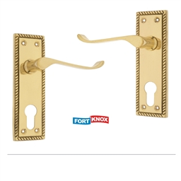 M3K35 - Handle Only Euro Solid Brass -M3K35_o_T